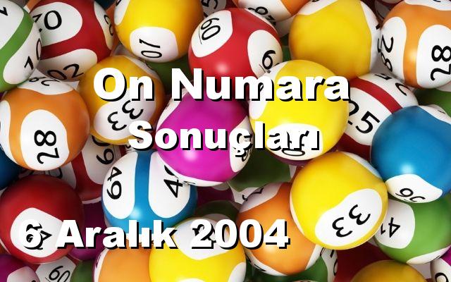 On Numara detay bilgiler 06/12/2004