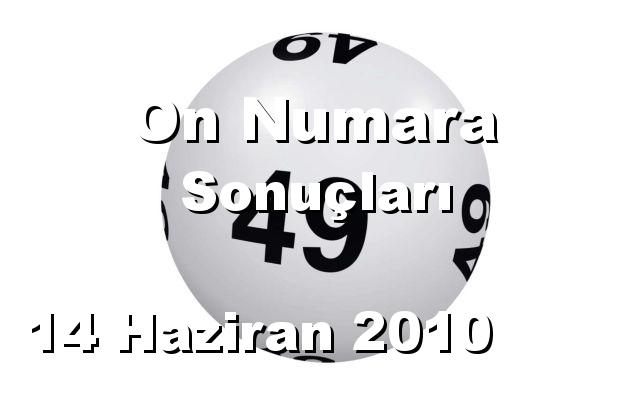 On Numara detay bilgiler 14/06/2010