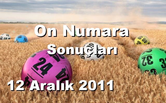 On Numara detay bilgiler 12/12/2011