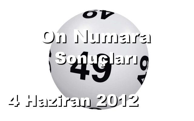 On Numara detay bilgiler 04/06/2012