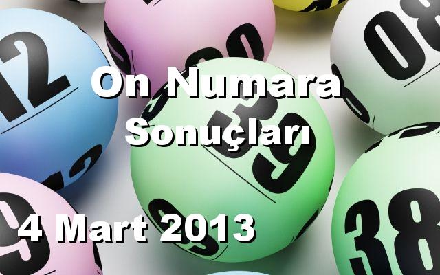 On Numara detay bilgiler 04/03/2013