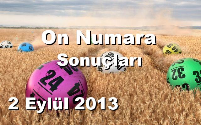 On Numara detay bilgiler 02/09/2013