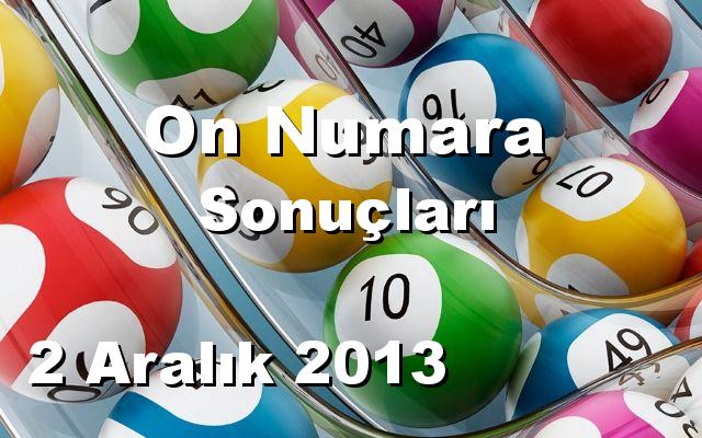 On Numara detay bilgiler 02/12/2013