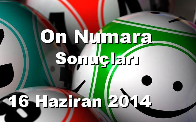 On Numara detay bilgiler 16/06/2014