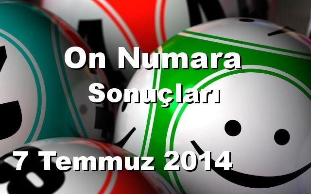 On Numara detay bilgiler 07/07/2014