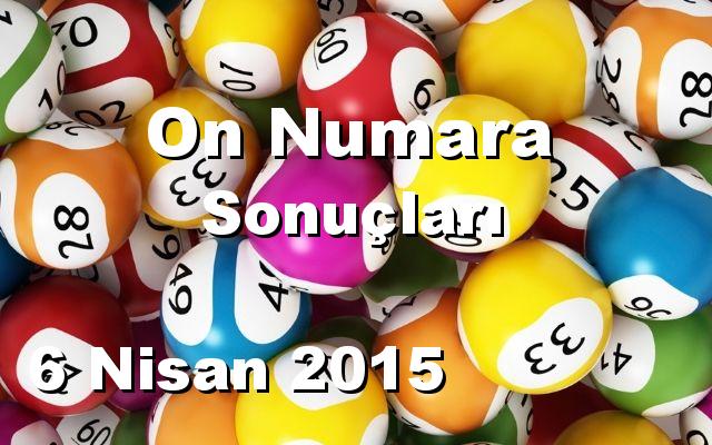 On Numara detay bilgiler 06/04/2015