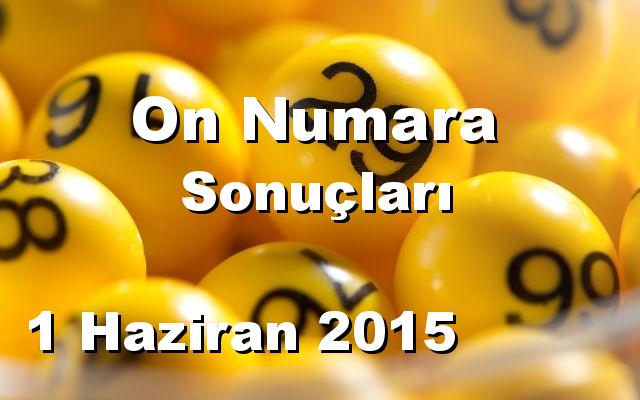 On Numara detay bilgiler 01/06/2015