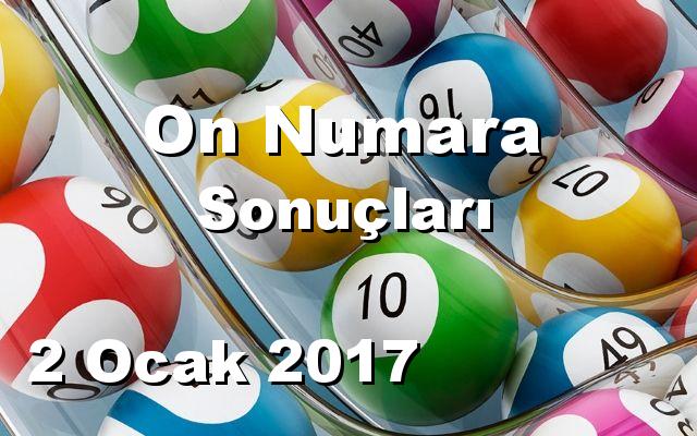 On Numara detay bilgiler 02/01/2017