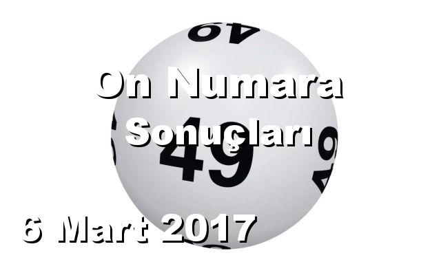 On Numara detay bilgiler 06/03/2017