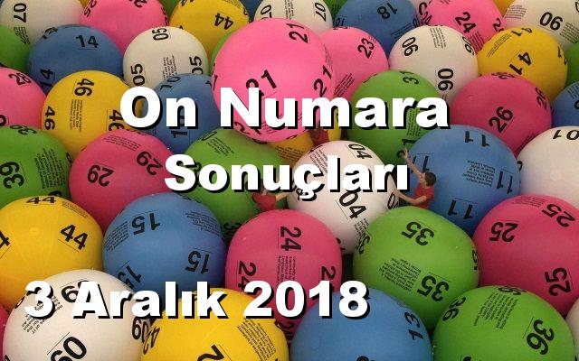 On Numara detay bilgiler 03/12/2018