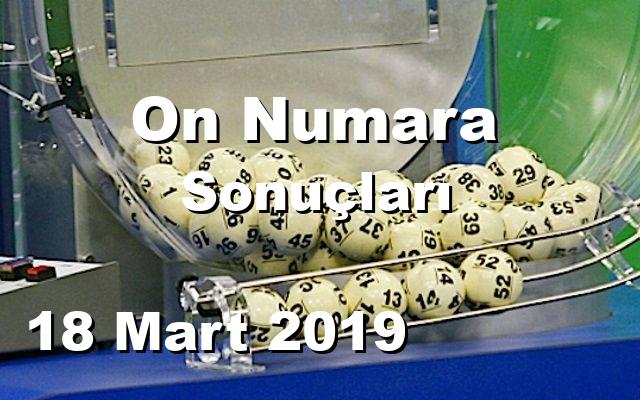 On Numara detay bilgiler 18/03/2019