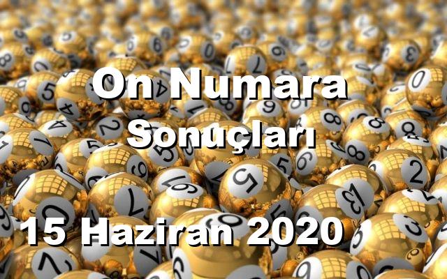 On Numara detay bilgiler 15/06/2020