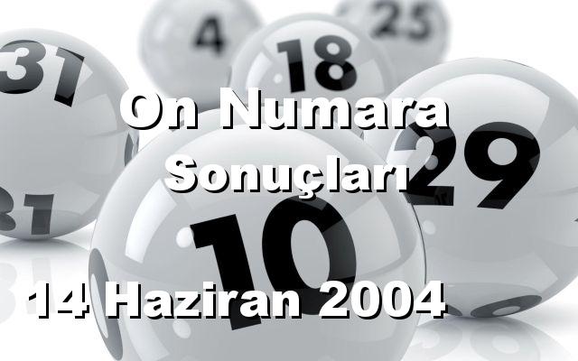 On Numara detay bilgiler 14/06/2004