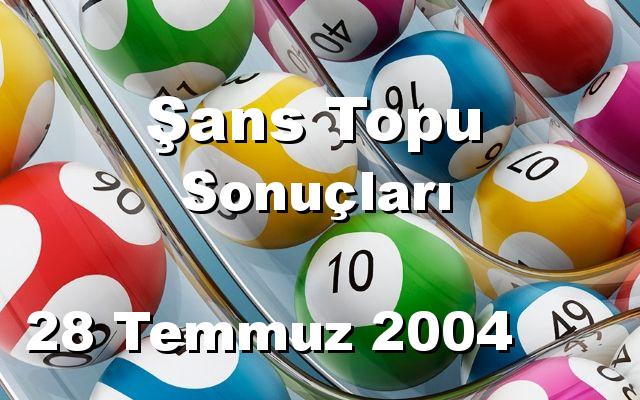 Şans Topu detay bilgiler 28/07/2004