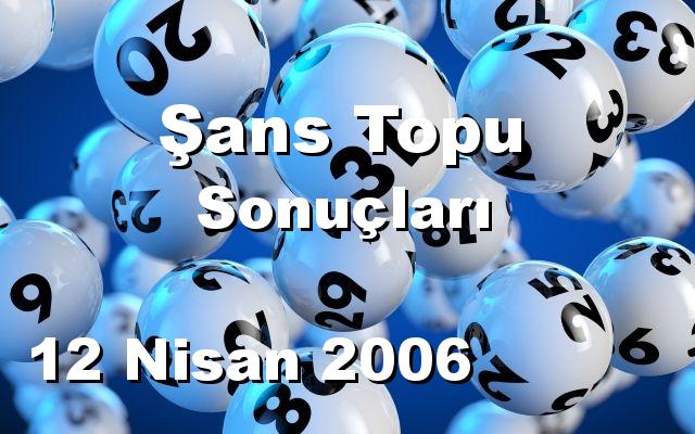 Şans Topu detay bilgiler 12/04/2006