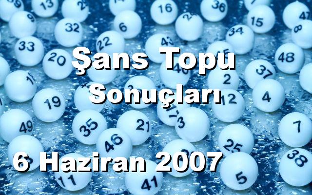 Şans Topu detay bilgiler 06/06/2007