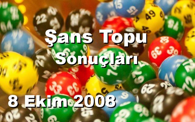 Şans Topu detay bilgiler 08/10/2008