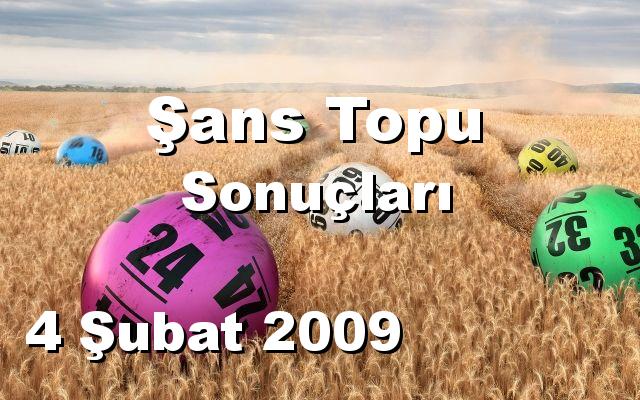 Şans Topu detay bilgiler 04/02/2009