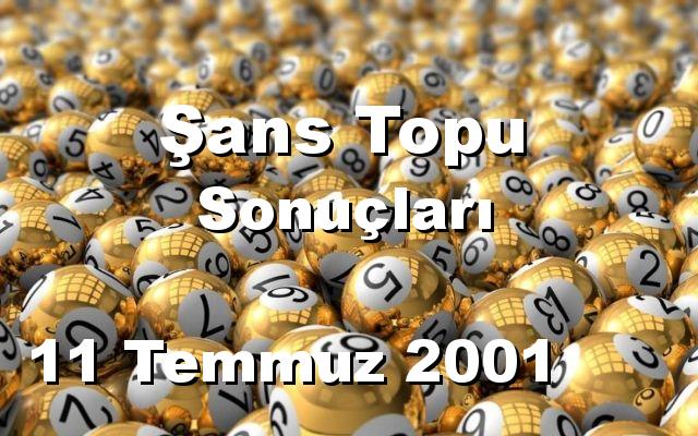 Şans Topu detay bilgiler 11/07/2001