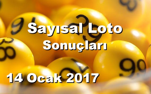 Sayısal Loto detay bilgiler 14/01/2017