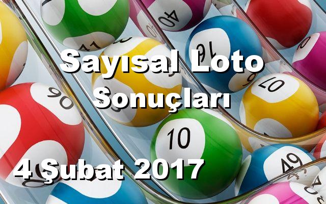 Sayısal Loto detay bilgiler 04/02/2017