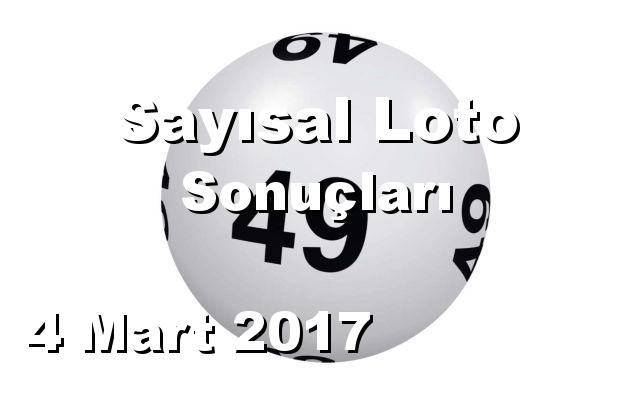 Sayısal Loto detay bilgiler 04/03/2017