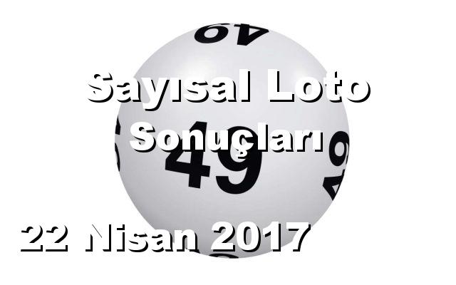 Sayısal Loto detay bilgiler 22/04/2017