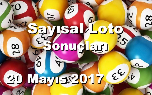 Sayısal Loto detay bilgiler 20/05/2017