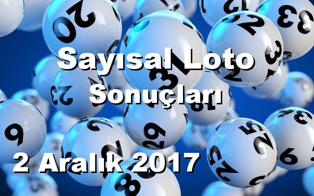 Sayısal Loto detay bilgiler 02/12/2017