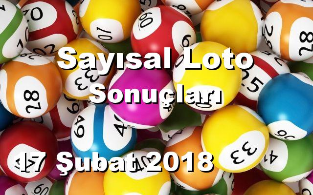 Sayısal Loto detay bilgiler 17/02/2018