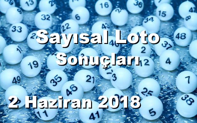 Sayısal Loto detay bilgiler 02/06/2018