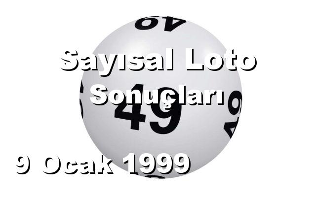 Sayısal Loto detay bilgiler 09/01/1999