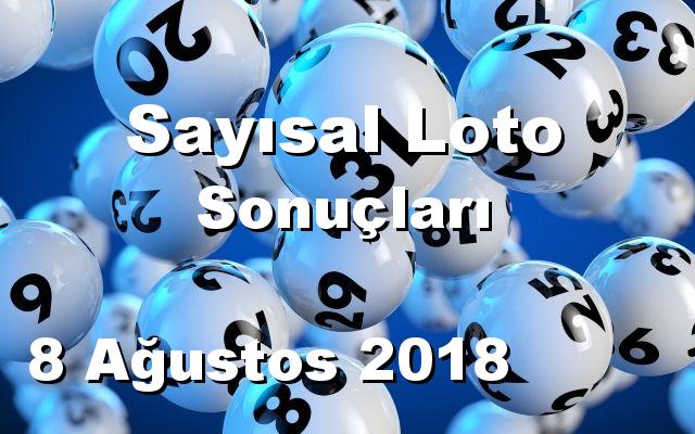 Sayısal Loto detay bilgiler 08/08/2018