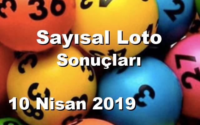 Sayısal Loto detay bilgiler 10/04/2019