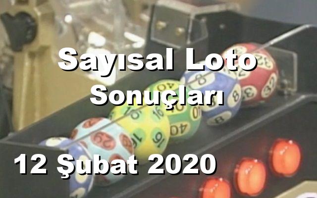 Sayısal Loto detay bilgiler 12/02/2020