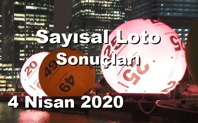 Sayısal Loto detay bilgiler 04/04/2020