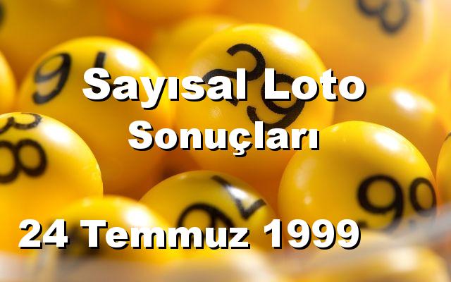 Sayısal Loto detay bilgiler 24/07/1999