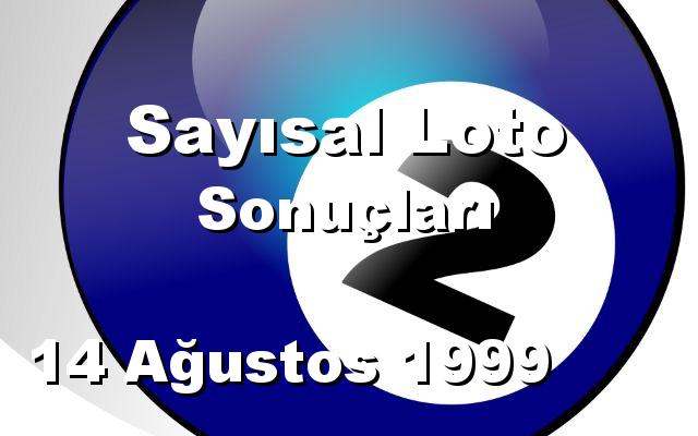 Sayısal Loto detay bilgiler 14/08/1999