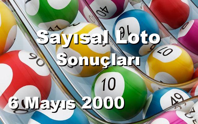 Sayısal Loto detay bilgiler 06/05/2000