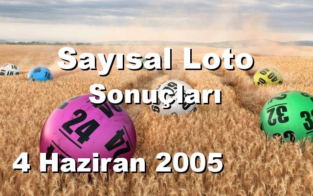 Sayısal Loto detay bilgiler 04/06/2005