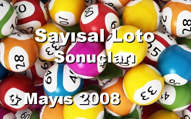 Sayısal Loto detay bilgiler 03/05/2008