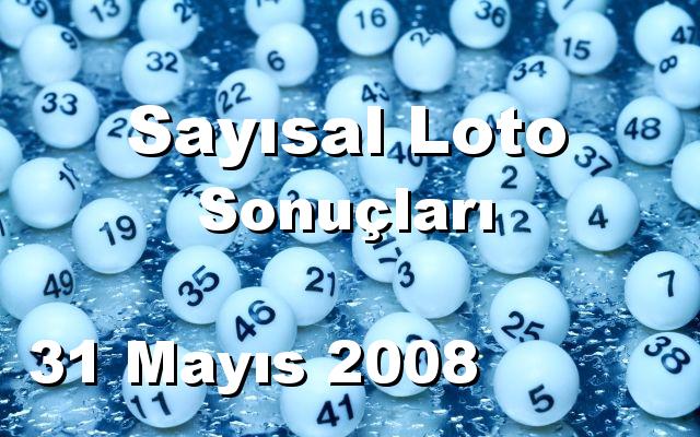 Sayısal Loto detay bilgiler 31/05/2008