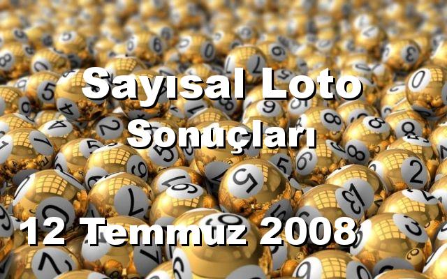 Sayısal Loto detay bilgiler 12/07/2008