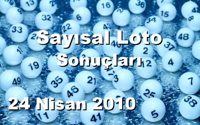 Sayısal Loto detay bilgiler 24/04/2010