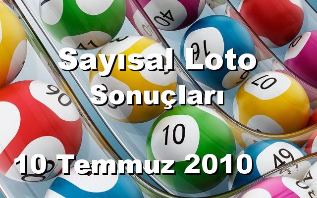 Sayısal Loto detay bilgiler 10/07/2010