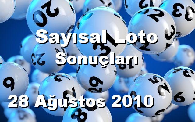 Sayısal Loto detay bilgiler 28/08/2010