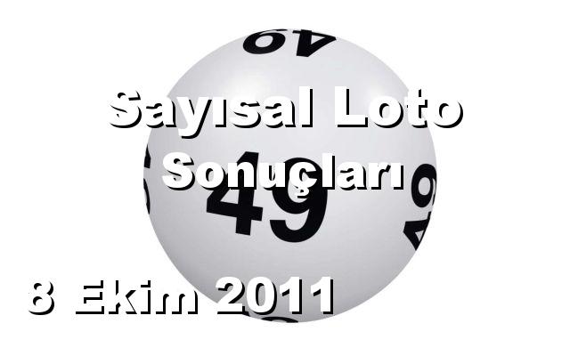 Sayısal Loto detay bilgiler 08/10/2011