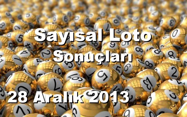 Sayısal Loto detay bilgiler 28/12/2013