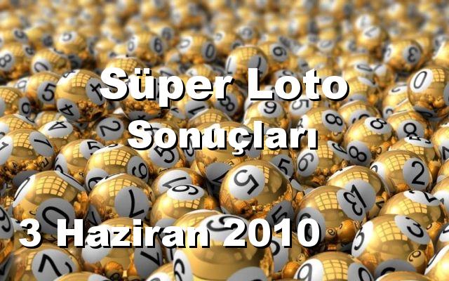 Süper Loto detay bilgiler 03/06/2010