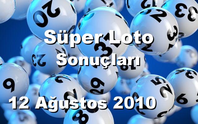 Süper Loto detay bilgiler 12/08/2010